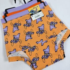 Disney Stitch Halloween 3 Pack Boyshort Panties Women's Multi Color